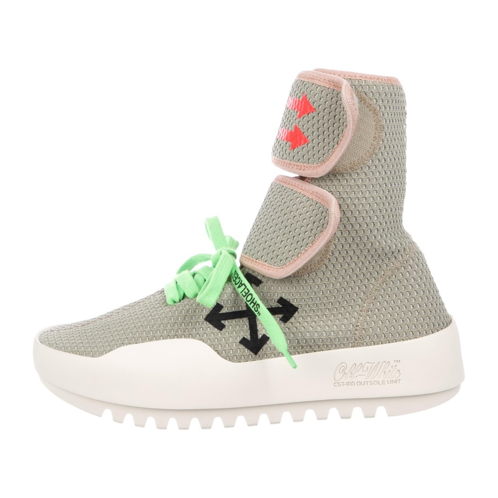 Off-White 2019 Moto Wrap Knit Sneakers
